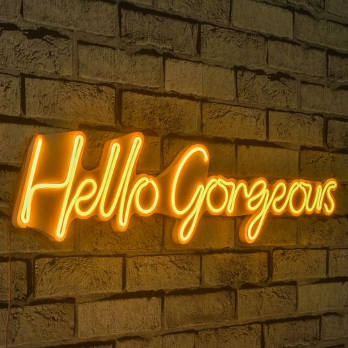 Wallity Ukrasna plastična LED rasvjeta, Hello Gorgeous - Yellow slika 9