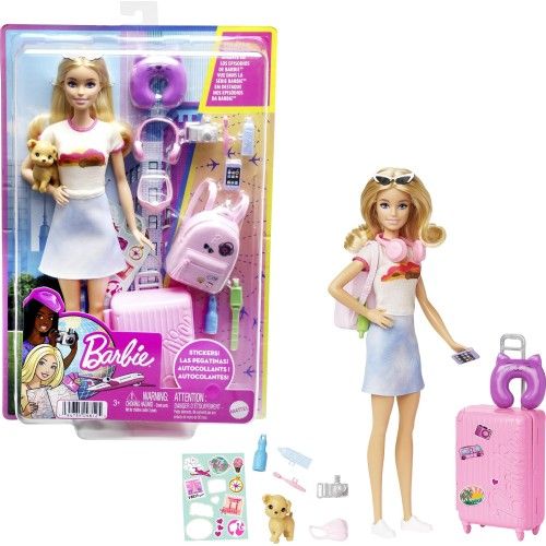 Barbie Lutka Malibu travel set slika 2