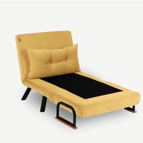 Atelier Del Sofa Fotelja na razvlačenje, Senf, Sando Single - Mustard slika 3