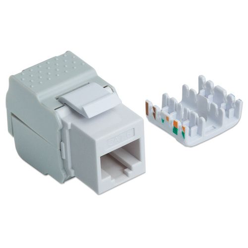 Modul RJ45 Intellinet 167062 Cat6/tool-less/568B 2-1/beli slika 3