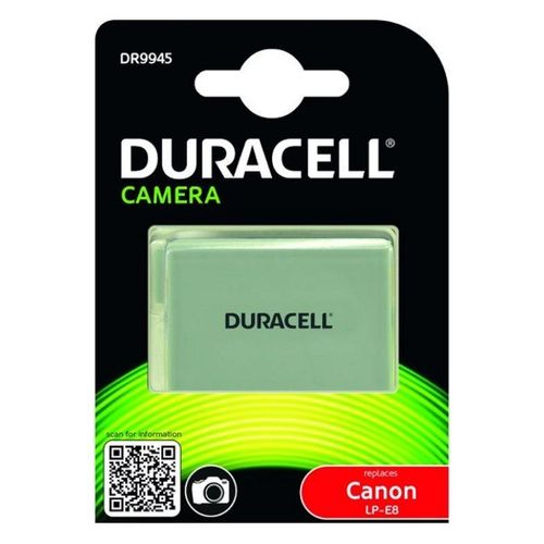 Duracell zamjenska baterija  1.020mAh - Replaces Canon LP-E8  slika 1