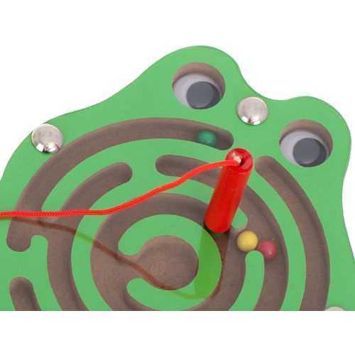 Magnetni labirint zelena žabica slika 2