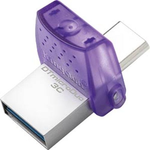 Kingston DTDUO3CG3/256GB 256GB USB Flash Drive, 2-in-1 USB 3.2 Gen.1 Type-C & Type-A, DataTraveler microDuo 3C, Read up to  200MB/s slika 2