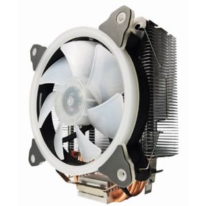 CPU-HURACAN-ARGB-X130 Gembird LED  UNI kuler 150W 120mm.Fan +/-1600rpm 26dBa LGA 775/115x/1200/AMD