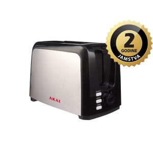 AKAI toster, 800W, vertikalni, dupli, bijeli ATO-310