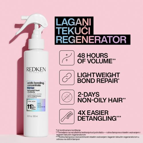 Redken NYC Acidic Bonding Concentrate Lagani Tekući Regenerator 200ml  slika 14