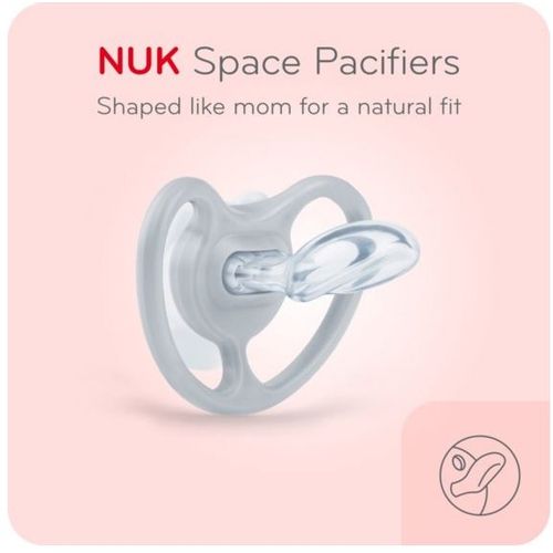 Nuk duda silikon Space 2/1 6-18m maca i pingvin slika 3