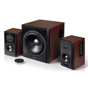 Edifier S350DB 2.1 150W speakers wood braon
