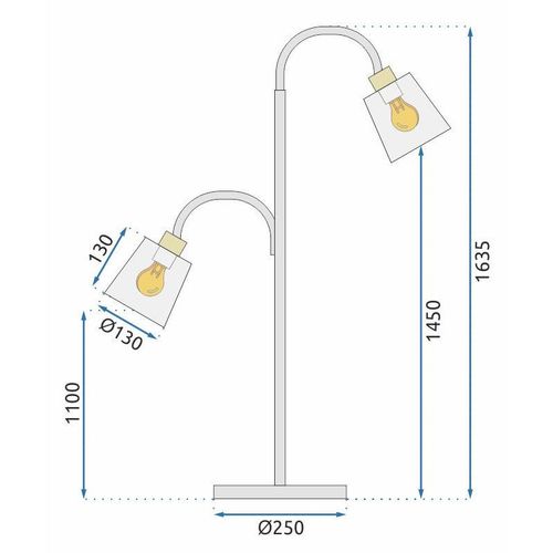 TOOLIGHT Samostojeća svjetiljka APP924-2F slika 13