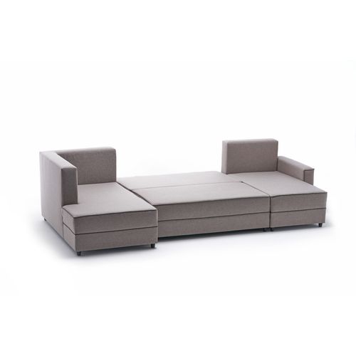 Atelier Del Sofa Kutna garnitura na razvlačenje, Krem, Ece Panoramik - Cream slika 6