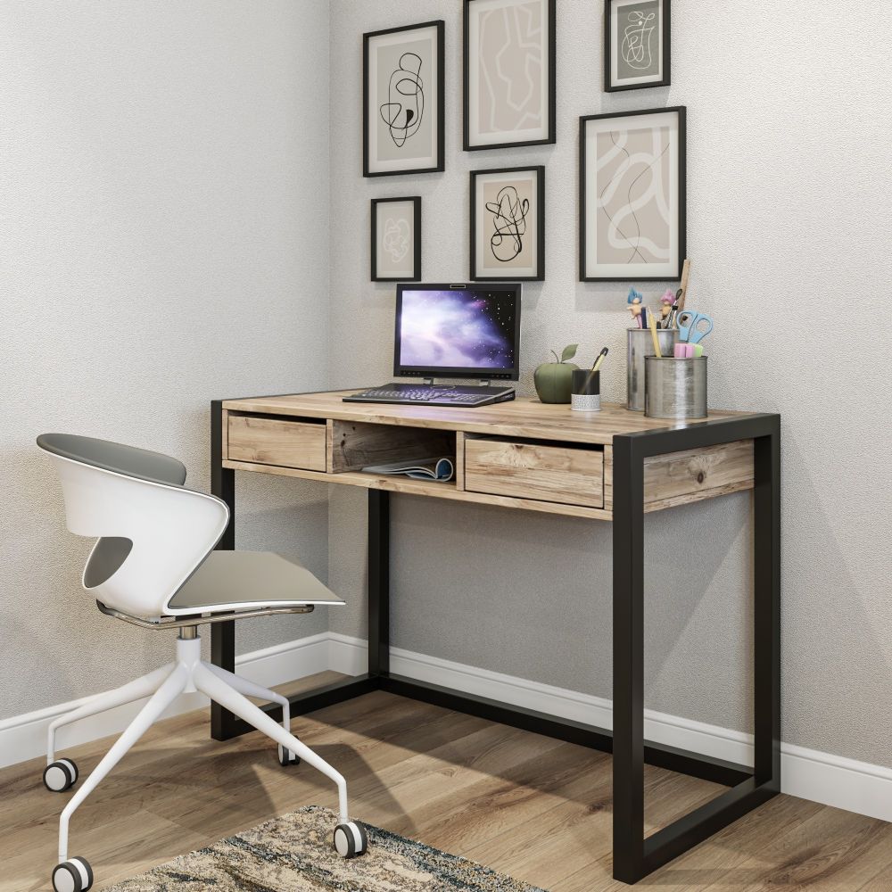Ogene Atlantic Pine
Black Study Desk slika 1