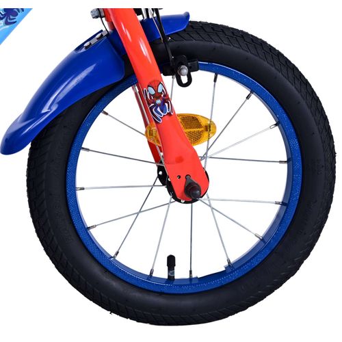 Dječji bicikl Volare Spidey Kids 14" plavi s dvije ručne kočnice slika 4