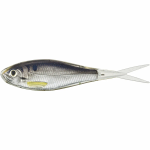 LiveTarget silikonska varalica Skip Shad (Soft Jerkbait) Silver Smoke 90mm 4kom (SSD90S951)