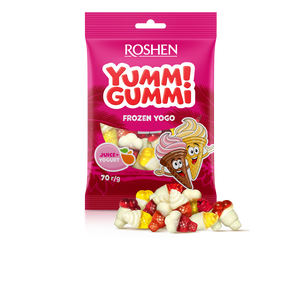 Roshen Yummi Gummi gumeni bomboni frozen yogo 70g