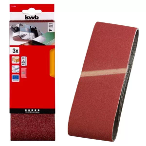 KWB tračni brusni papir za drvo - metal, 100 x 610 mm, gr 100, 3 kom