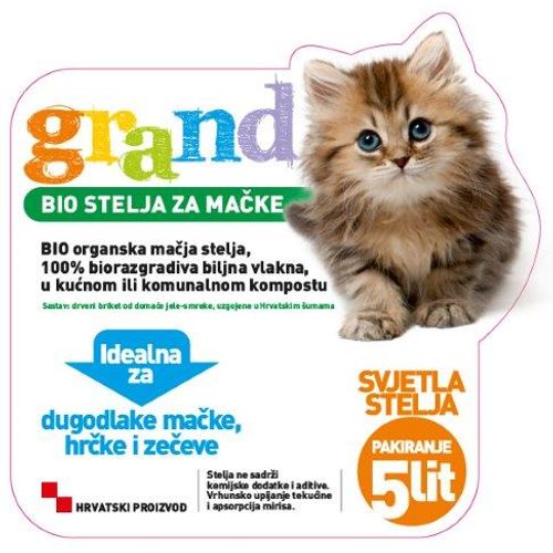 GRAND Bioorganska stelja - 5 L   slika 2