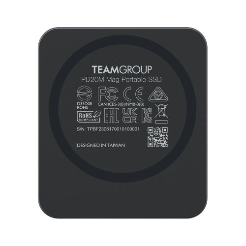 Teamgroup 2TB PD20M Mag Prijenosni SSD Disk - Siva slika 2