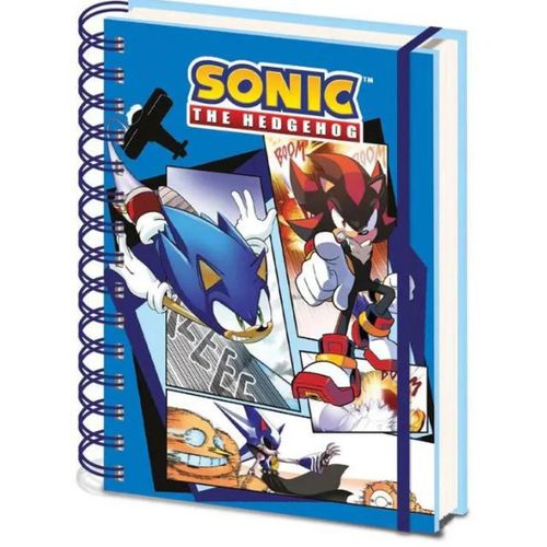 PYRAMID SONIC THE HEDGEHOG (COMIC STRIP JUMP OUT) A5 3D NOTEBOOK slika 1