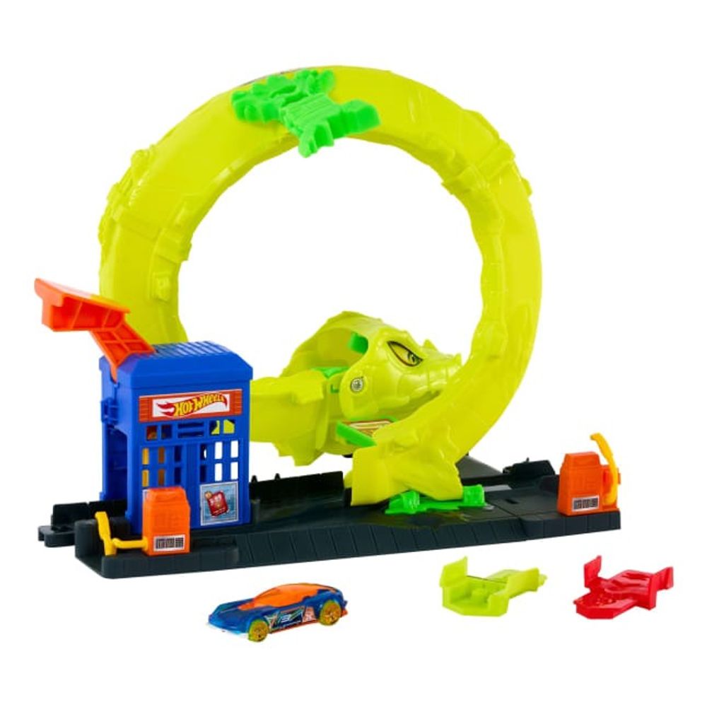 Hot Wheels City Attack Set za igru sa autićem, Sorto slika 18