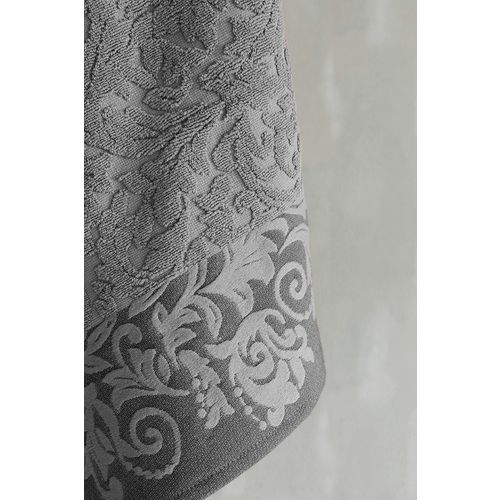 Jaquard peškir FLORAL 70x140 - Grey 021698 slika 1