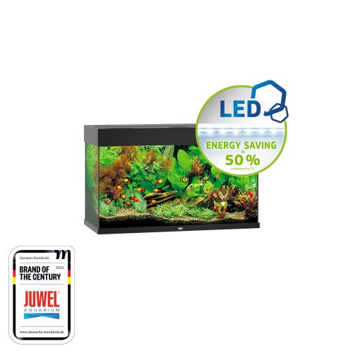 JUWEL Rio 125 LED Akvarij Crni, 81 x 36 x 50 cm, 125 litara slika 2