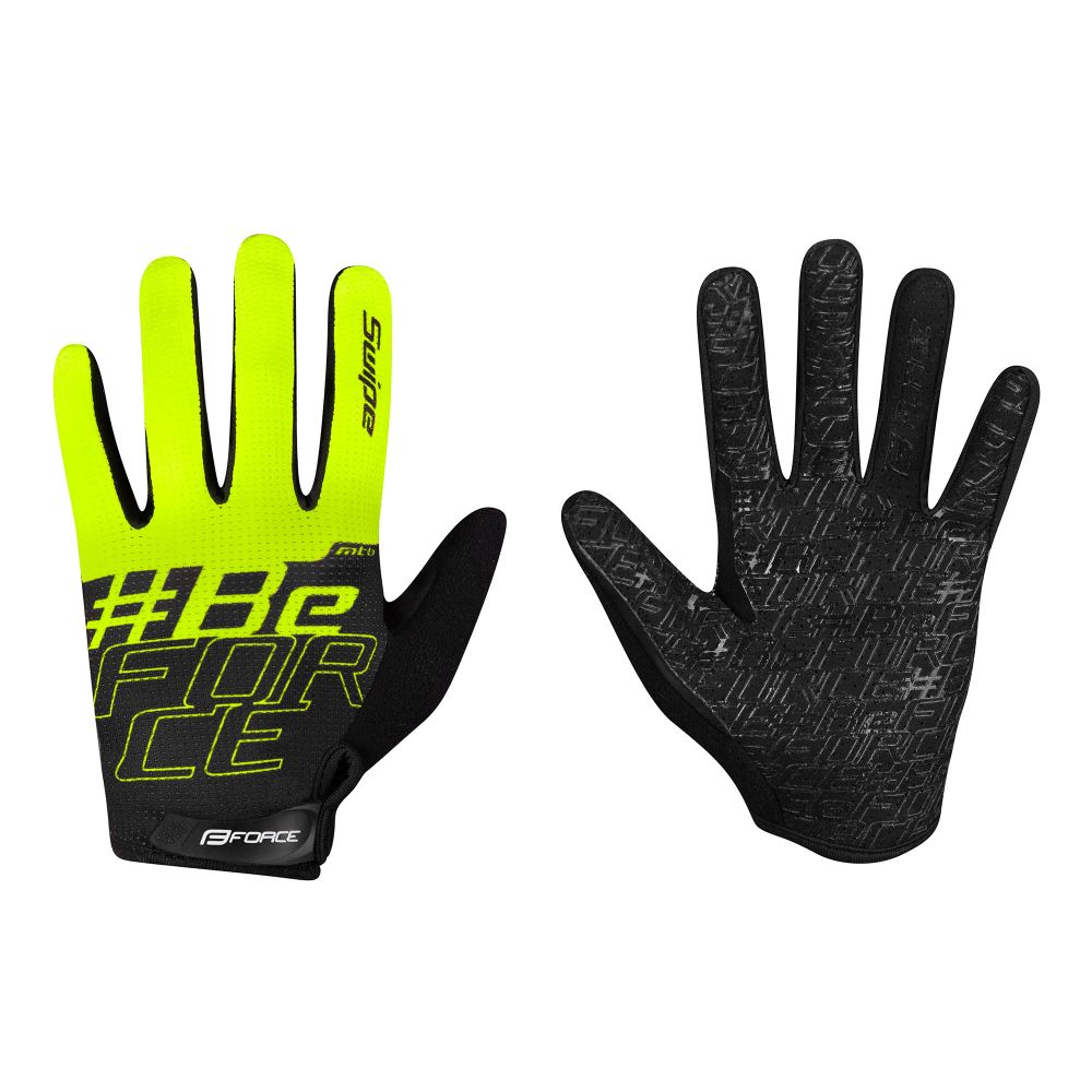 Force Rukavice za biciklizam MTB Swipe Summer Black/Fluo slika 1