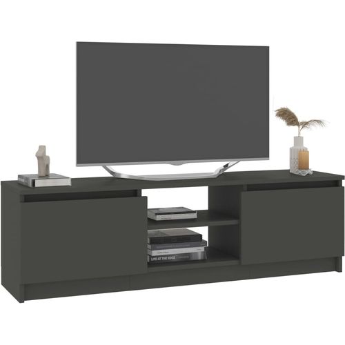 TV ormarić od iverice sivi 120 x 30 x 35,5 cm slika 13