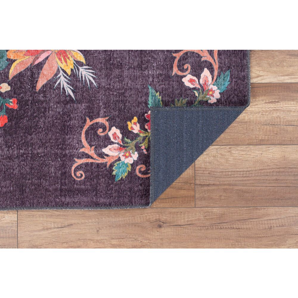 Soul Chenille - Crni AL 305 Višebojni Hodnički Tepih (75 x 150 cm) slika 4