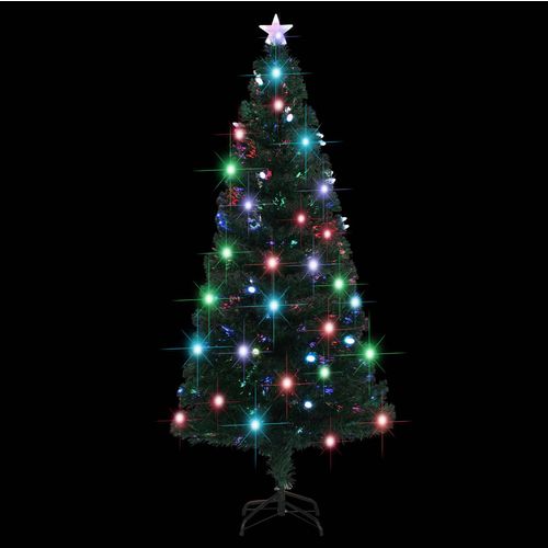 Umjetno božićno drvce sa stalkom LED 180 cm optička vlakna slika 15