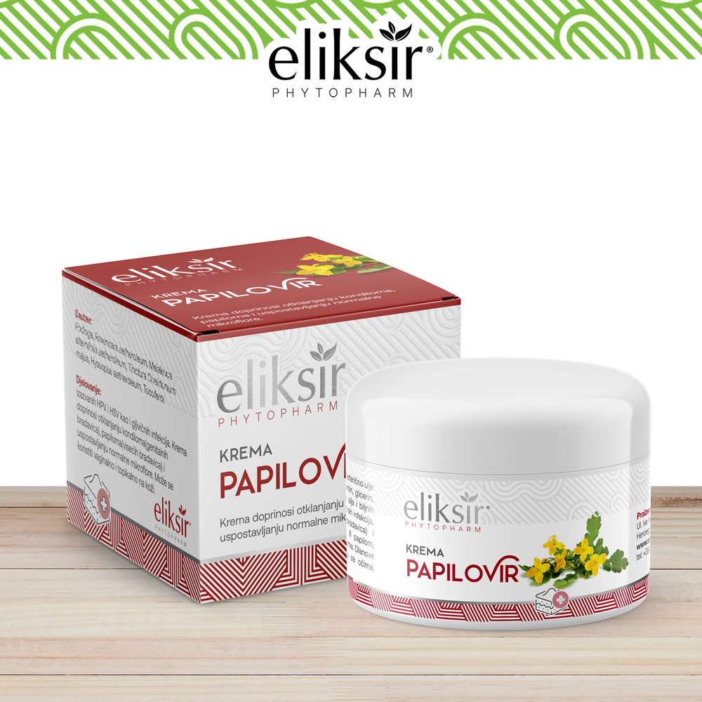 Eliksir krema za bradavice i papilome Papilovir 50ml slika 1