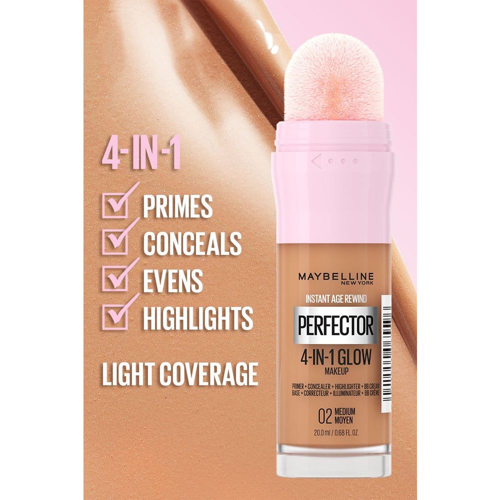 Maybelline Instant Perfector Glow 4u1 Korektor za lice Medium 02 slika 4