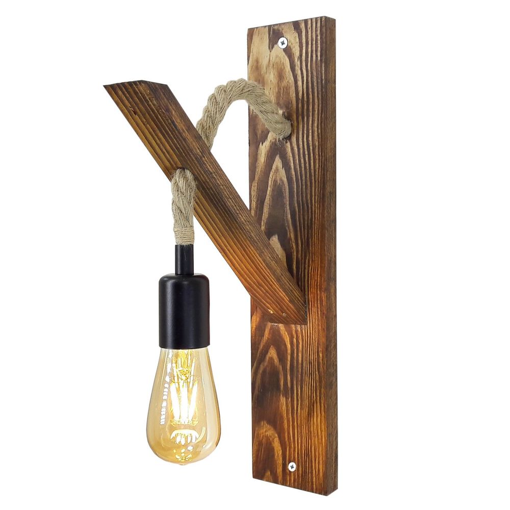 Zidna Lampa od Oraha 'Ahşap Aplik 18' slika 11