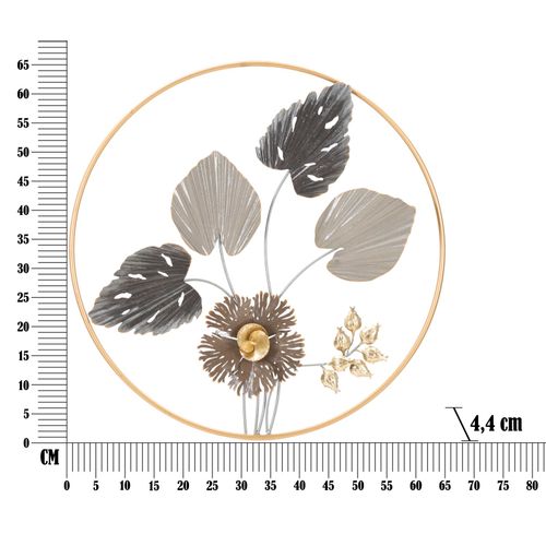 Mauro Ferretti Zidna metalna dekoracija rod cm ø 65,4x4.4 slika 5