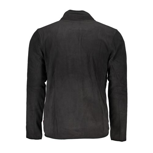 GIAN MARCO VENTURI MEN'S BLACK ZIP SWEATSHIRT slika 2