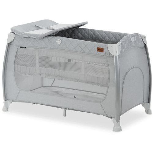 Hauck putni krevetić Play N Relax Center - quilted grey slika 1