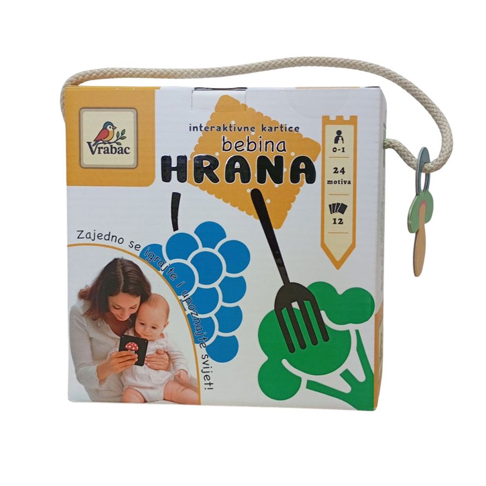 Vrabac Karte Bjorn interaktivne kartice Bebina hrana slika 1
