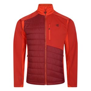 Dare2B Muška jakna Mountaineer Hybrid, Tuscan Red/Syrah Red