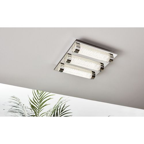 Eglo Tolorico zidna/stropna/3, led, 3x7w, 3x1000lm, ip44, krom/kristal  slika 2