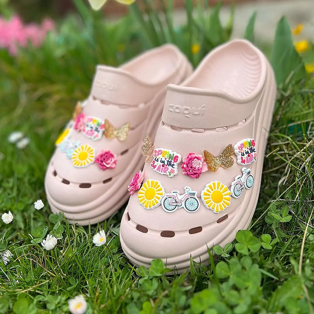 Coqui Ženske klompe Craft, Beige Pink slika 6