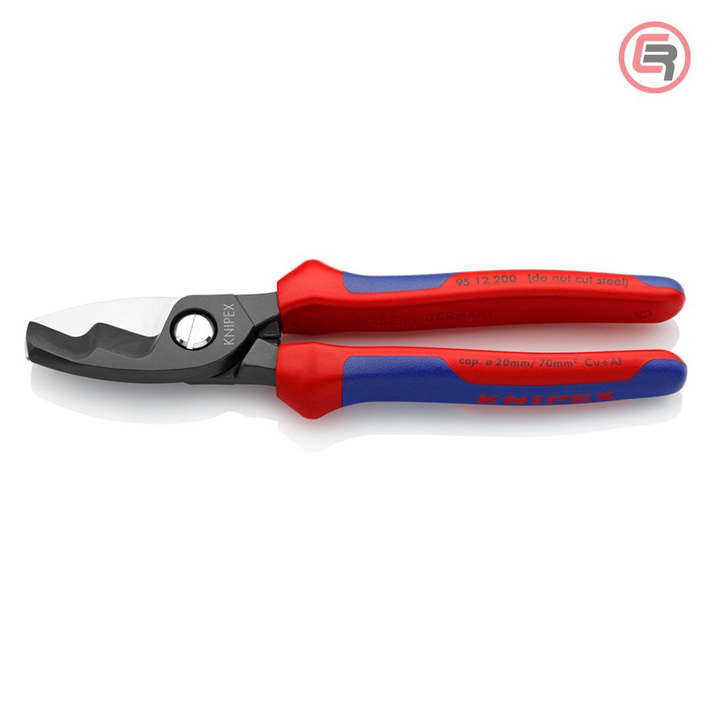Knipex Škare Makaze Sa Dvostrukom Reznom Ivicom 200mm Za Kablove 70mm2 - 95 12 200 slika 1