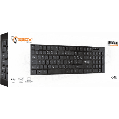 S BOX K 18, Tastatura slika 2