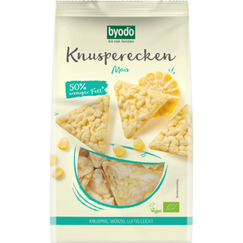 BYODO Krekeri od kukuruza trokut bez glutena BIO 90g slika 1