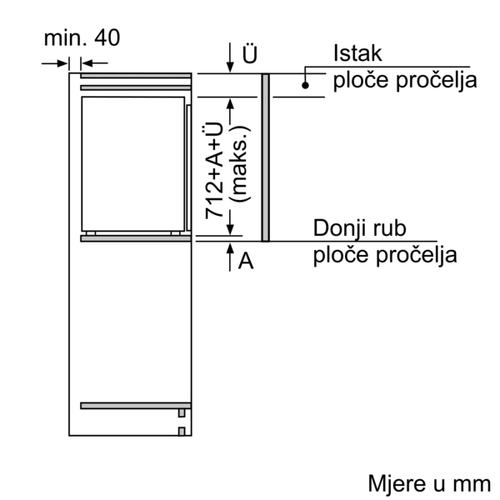 Bosch ugradbeni zamrzivač GIV11AFE0 slika 7