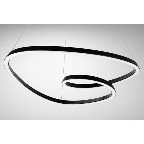 TOOLIGHT Stropna svjetiljka Hanging Loop LED + Remote APP796-cp crna slika 8