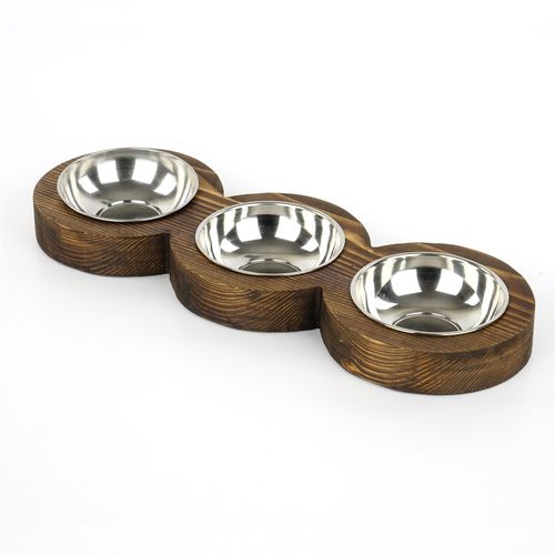 PET010 Walnut Pet Food Bowl slika 5