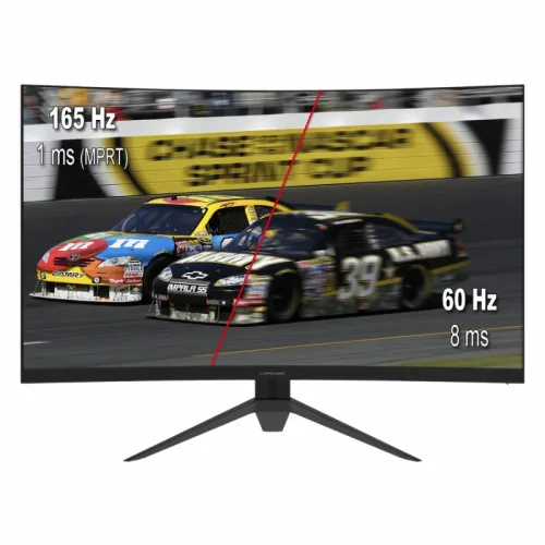 Monitor 31.5" LC Power LC-M32-QHD-165-C-V2 QHD, 2560x1440, 165Hz, VA Panel, Curved (1500R) 2xDP/1xHDMI, Audio out slika 4