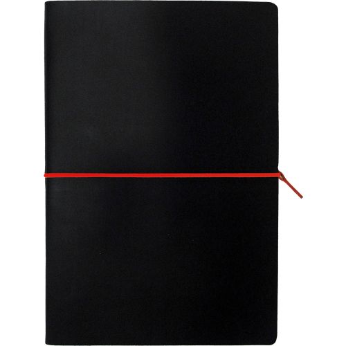 Notes PORTOFINO BLACK A5 14x21 crno-crveni 991.016.30 slika 1