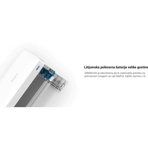 XIAOMI Prenosivi punjač Redmi Power Bank 20000mAh crna slika 7