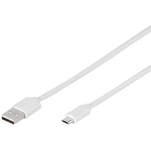 Kabel VIVANCO 35816, Micro-USB, 1m, bijeli slika 1