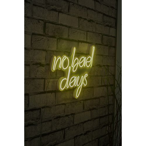Wallity Ukrasna plastična LED rasvjeta, No Bad Days - Yellow slika 1
